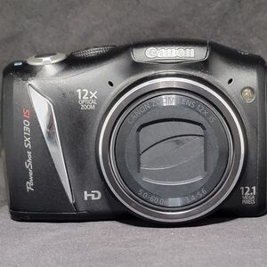 Canon PowerShot SX130 IS 12.1MP Digital Camera Tested Functioning